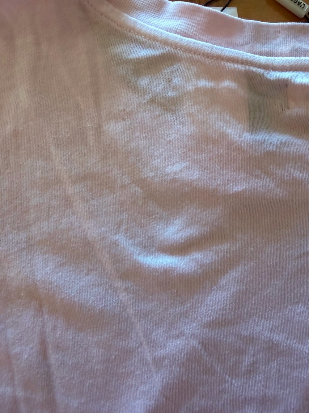 L’AGENCE Lilac Snow Cory Tee Shirt Medium New With Tags - Picture 13 of 13